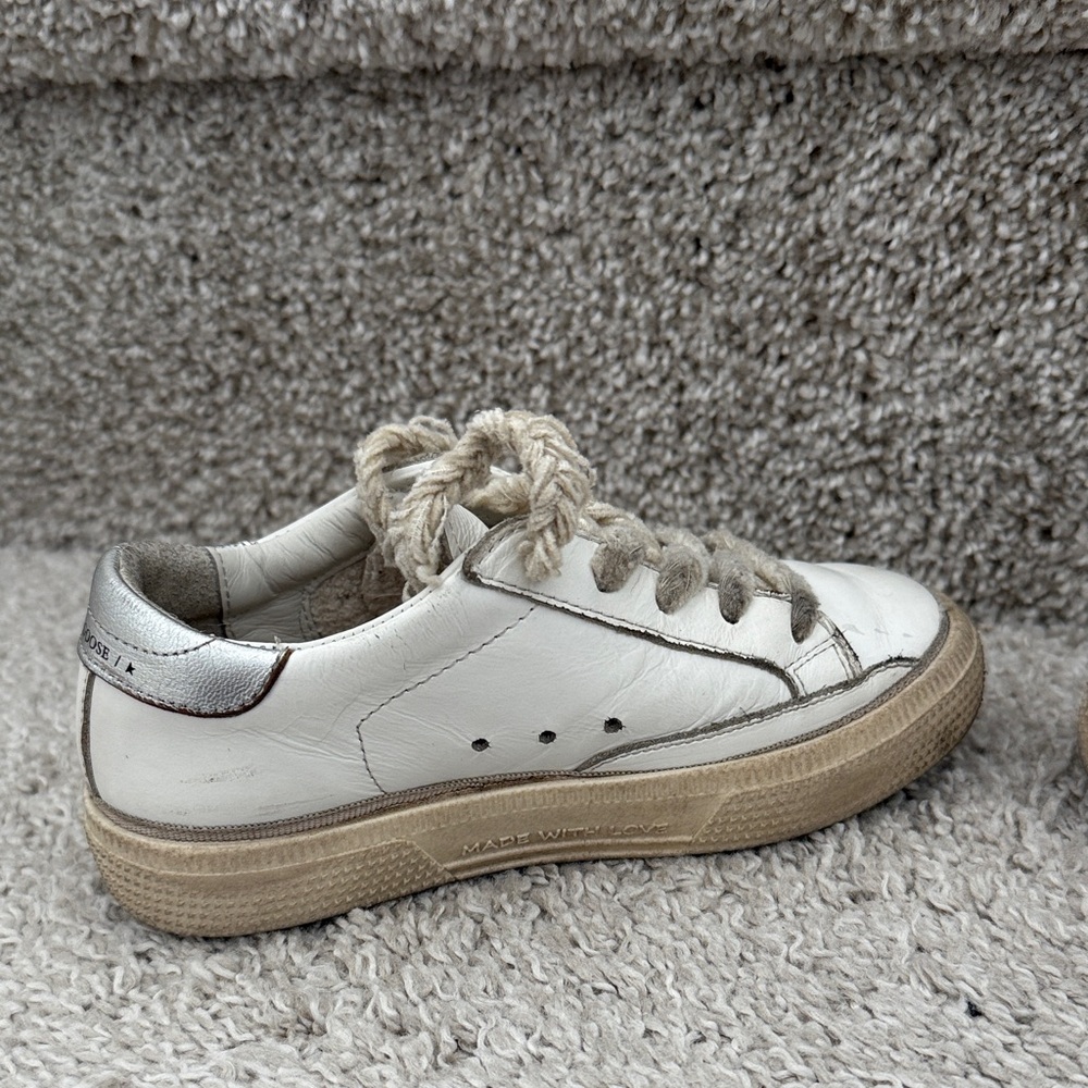 Golden Goose May Young with fuchsia glitter star and metallic leather heel tab - Picture 6 of 12